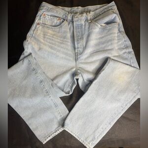 Levi’s 501 jeans light denim size 30 W 31 L gently used
